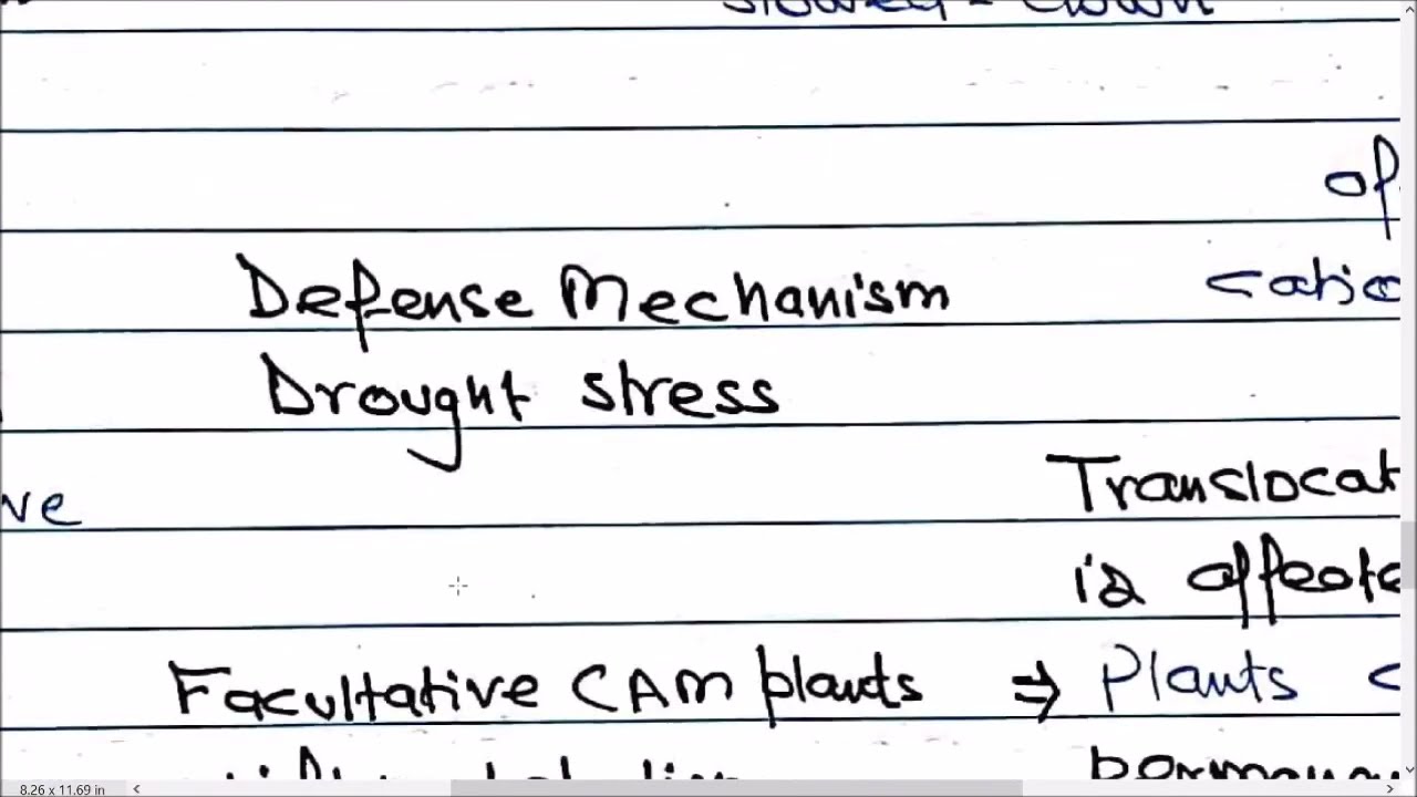 Drought stress in plants | Stress Physiology | Stress sensing mechanism in plants