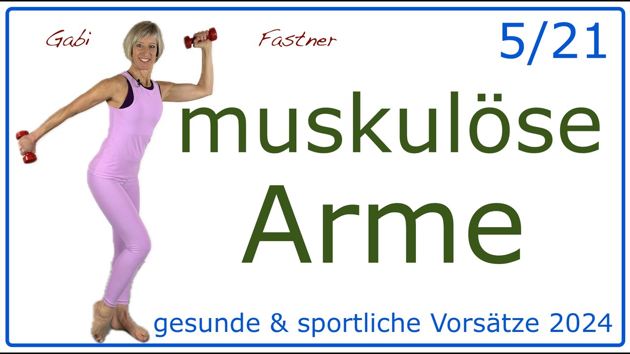 5/21 🤗 25 min. Hantel-Training für muskulöse Arme und Schultern | im Stehen