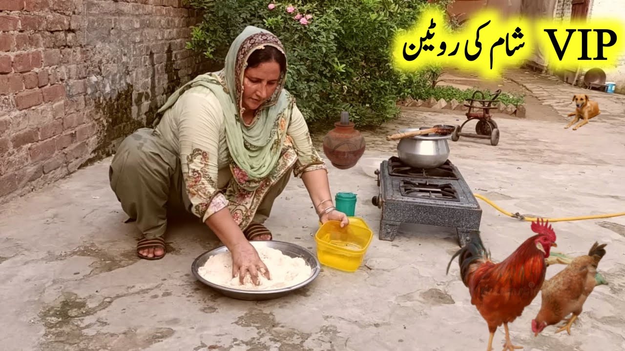 Village Sham Ki VIP Sham ki Routine | Traditinoal VIP Alu Keema | Village Sham