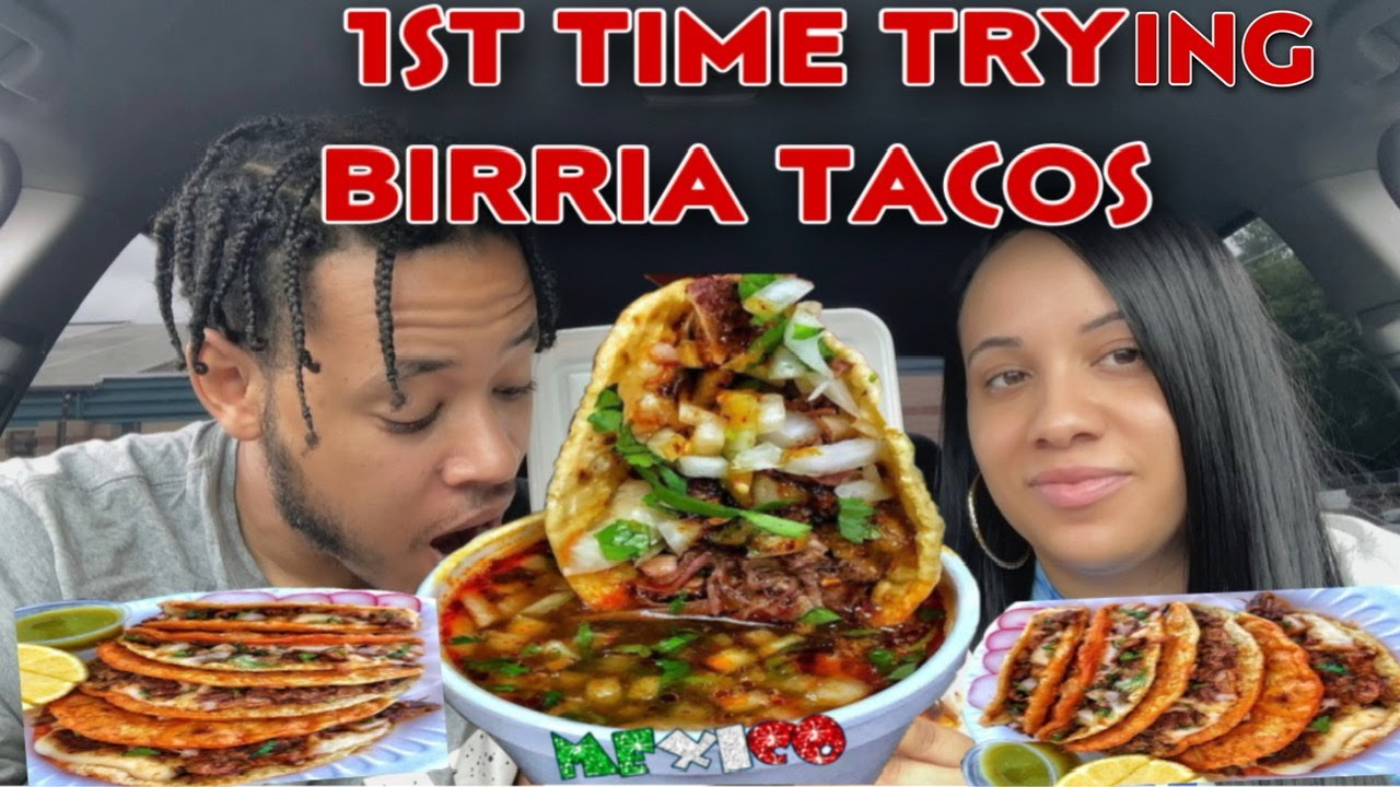 DELICIOUS BIRRIA TACO MUKBANG| FIRST TIME EVER TRYING BIRRIA TACOS ‼️