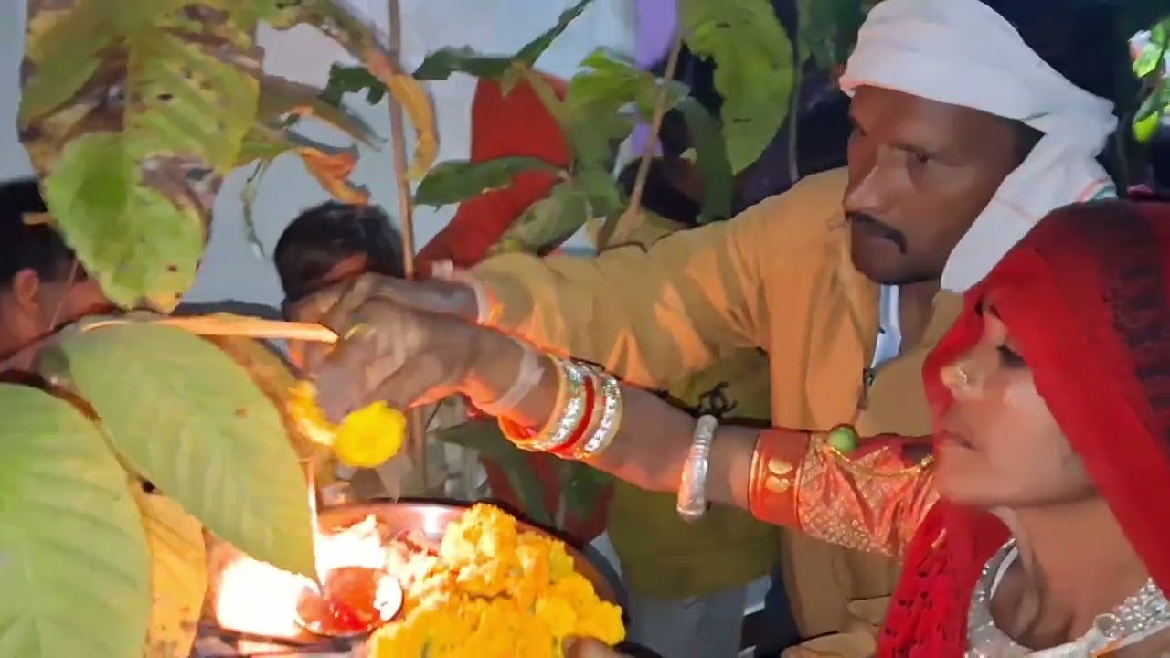 आदिवासी संस्कृति में बाबाइंदल राजा उत्सव में डालरोपण विडियो2025रातड||#annu_youtuber(M.P.)Alirajpur