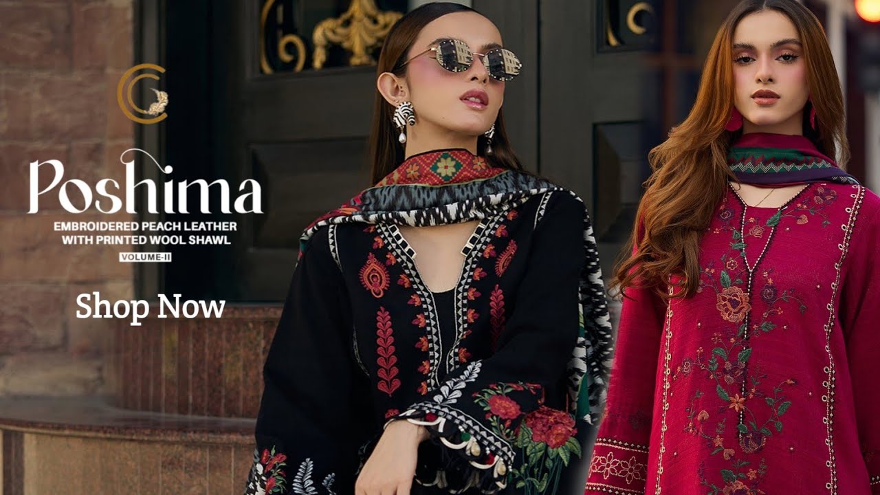 Charizma Poshima Vol 2 Winter Collection 2025 | Charizma Unstitched Luxury Winter Collection '25