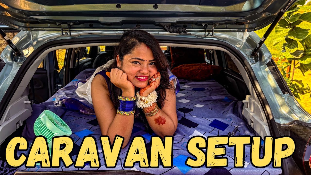 Campervan setup in Tata Punch | Full details | Car Camping in Tata Punch | DIY Camper Conversion