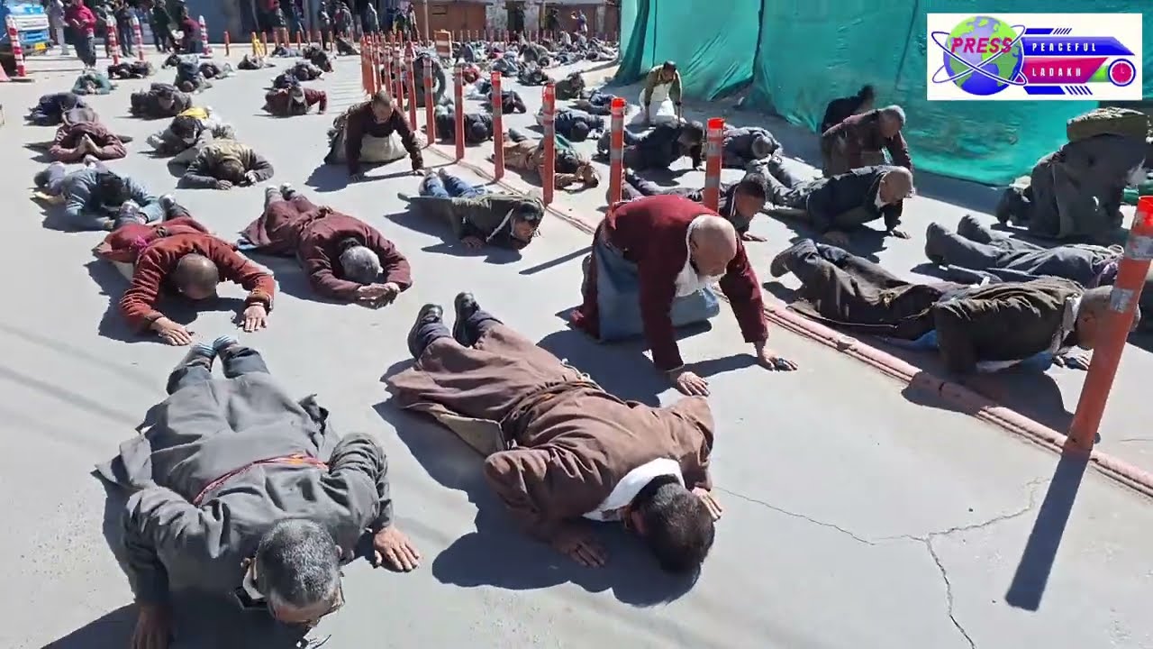 Marking the Holy month 'Lzawa Tangpo' 3-day Gochak procession begins in Leh city from Shaktsal Gang.