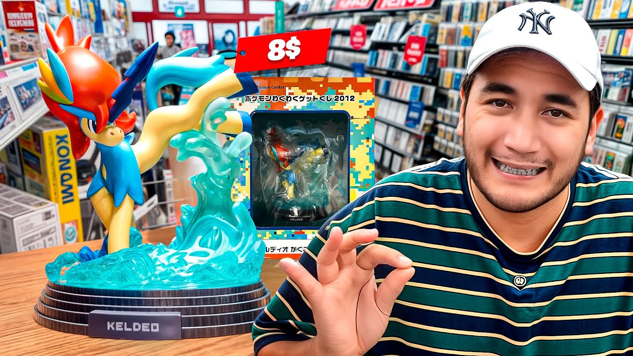 😱 Encontré una FIGURA LEGENDARIA de Pokémon por solo $8 en Japón (¡Y mucho más!)