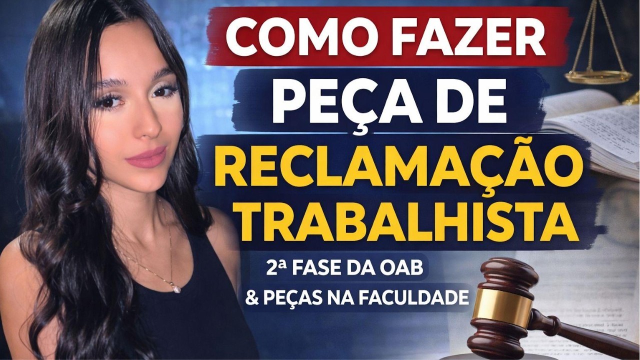 Como Fazer Peça Trabalhista | 2ª Fase OAB & Prática Trabalhista