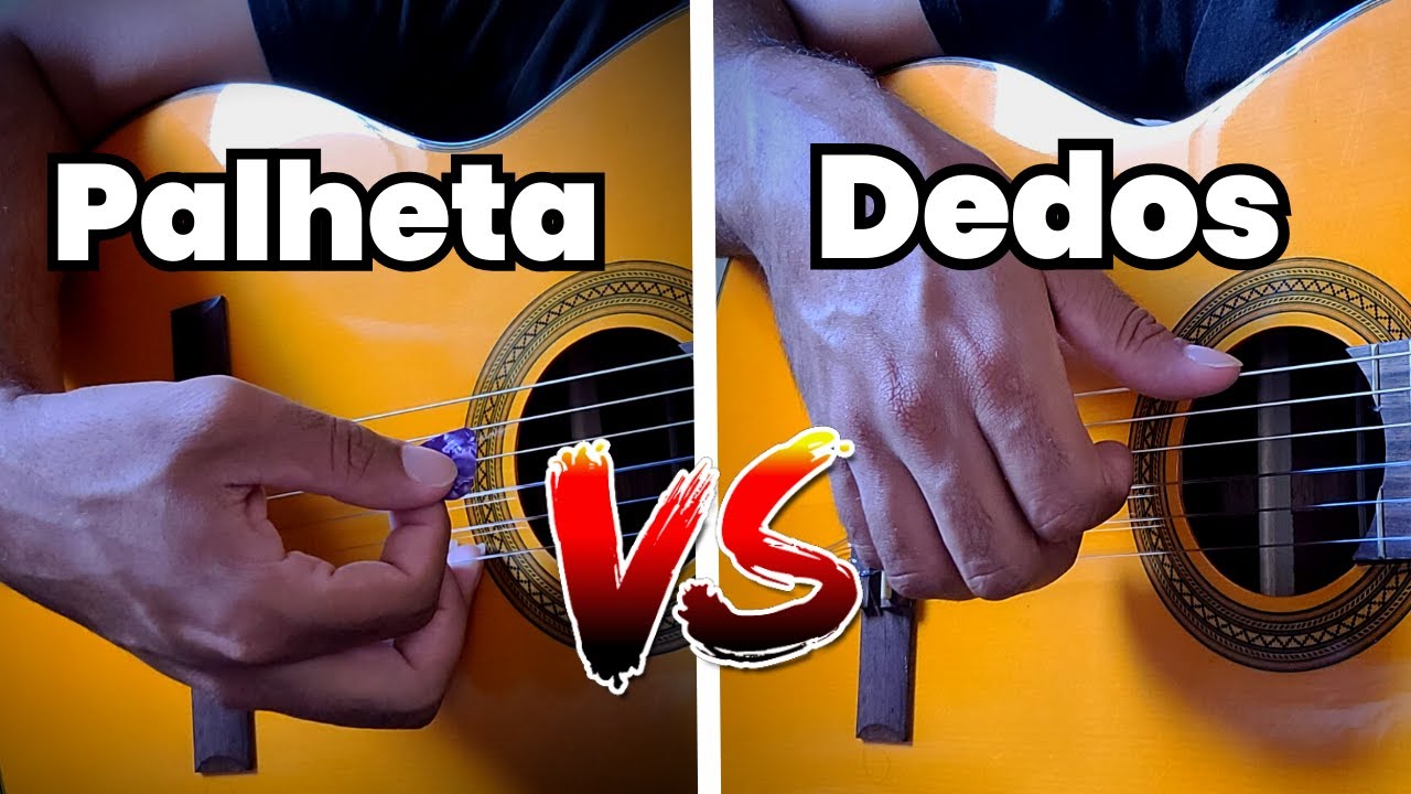 Tocar Violão Com Palheta Ou Dedo? Entenda as Principais Diferenças e o Que é Melhor Para Iniciantes!