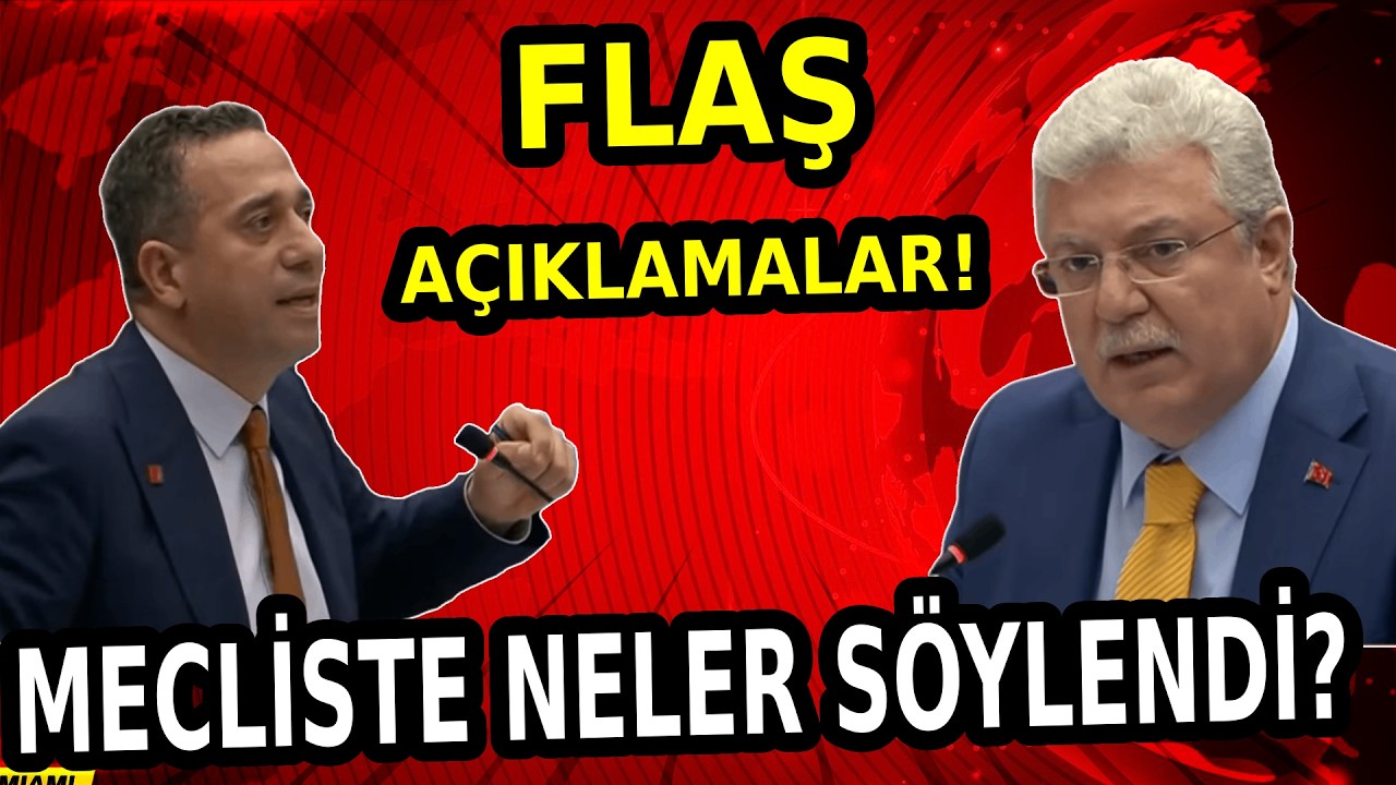 Muhammet Emin Akbaşoğlu ve Ali Mahir Başarır Mecliste Neler Söyledi? İşte O Anlar!