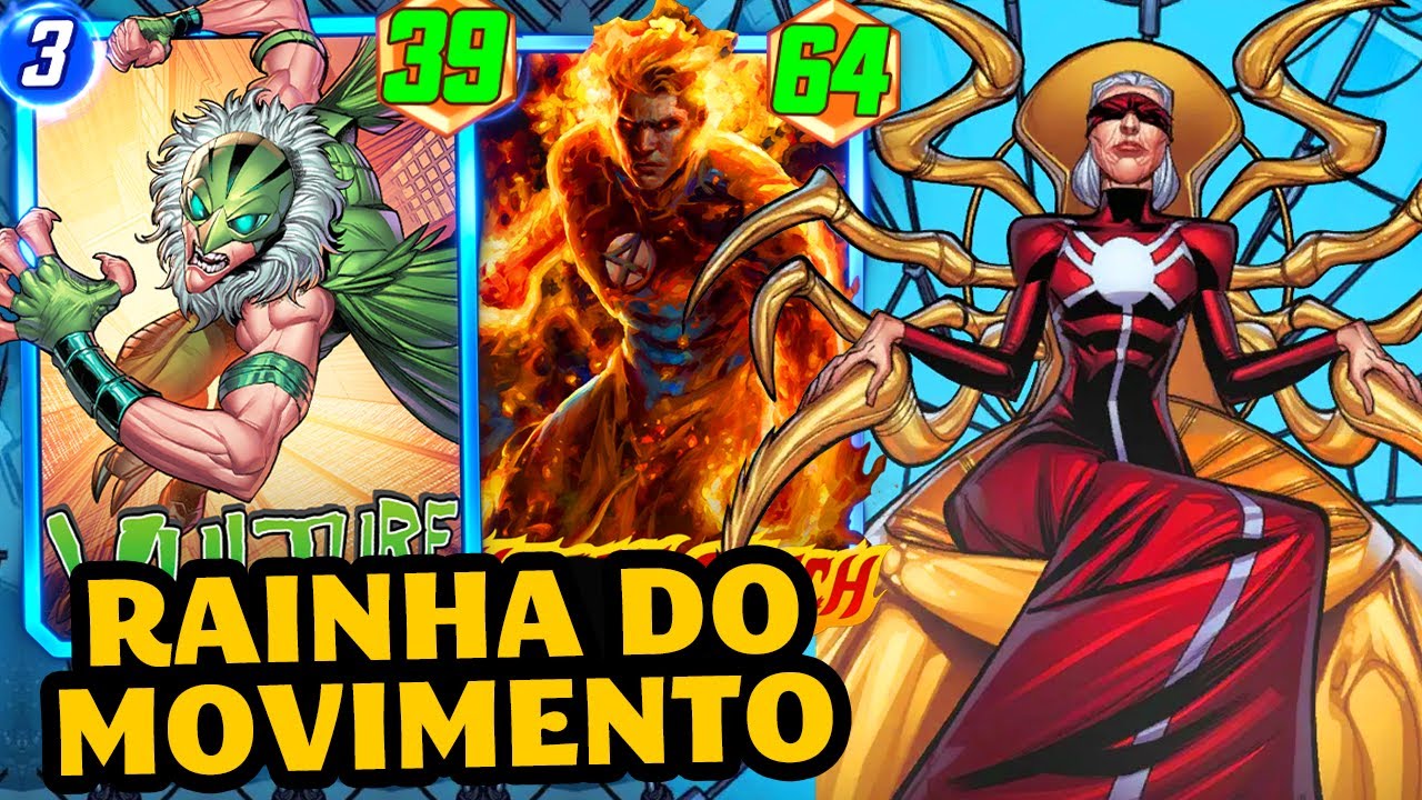 MADAME WEB É ABSURDA EM MOVIMENTO | AGORA O DECK PEGA META DE VEZ? |Marvel Snap