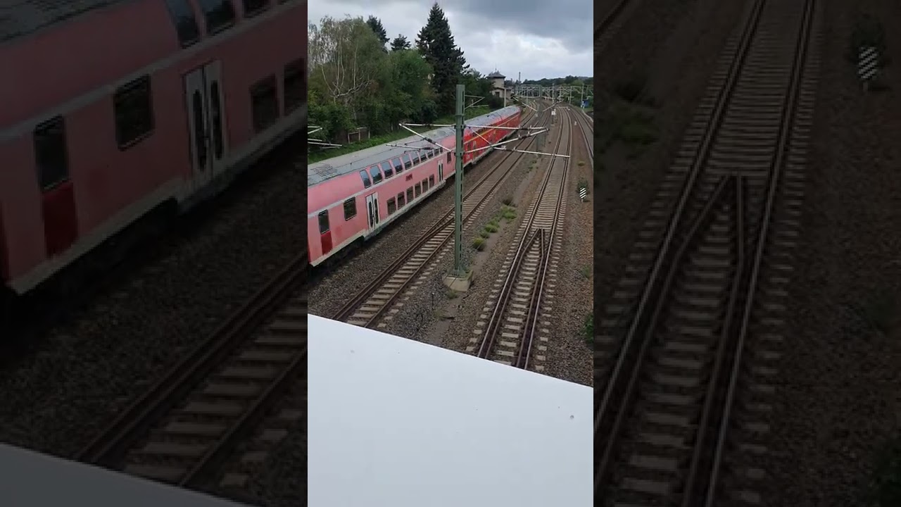 Radebeul durschfahrt S Bahn