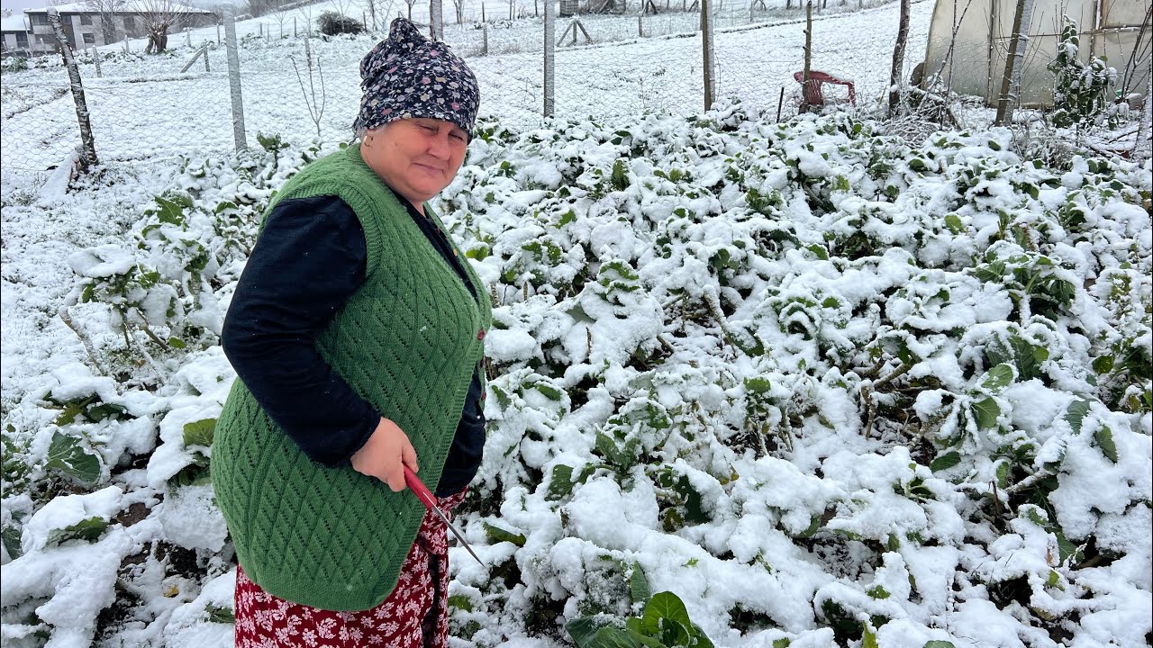 Karlar altında kaldik❄Mancar aradik🤷‍♂️#zonguldak #kar #vlog #viral #viralvideo #video #food 