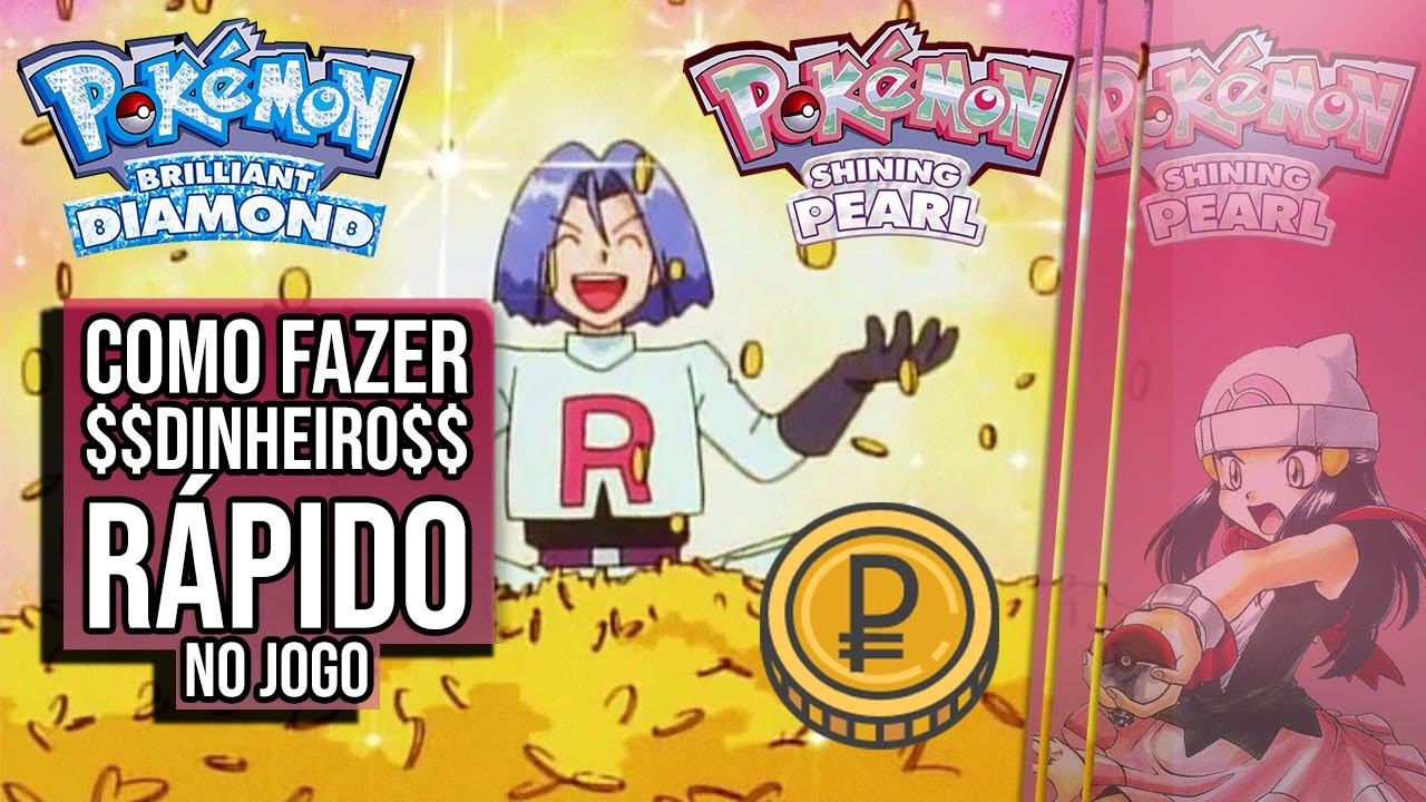 Como FARMAR DINHEIRO RÁPIDO(Pokémon Dollars) no jogo - POKÉMON SHINING PEARL BRILLIANT DIAMOND