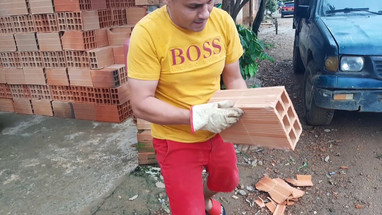 como cortar un ladrillo o un Adobe sin pulidora