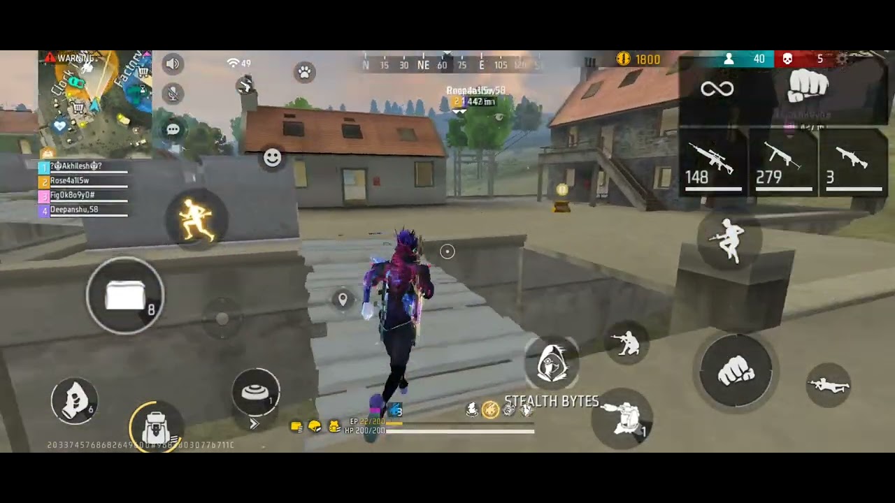 Impossible 1v4 Clutch! ⚡ VSS + MP40 Overpower Gameplay | Free Fire