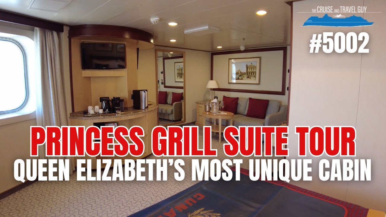 Лучшая каюта на борту? Queen Elizabeth Princess Grill Suite 5002 (полный тур)