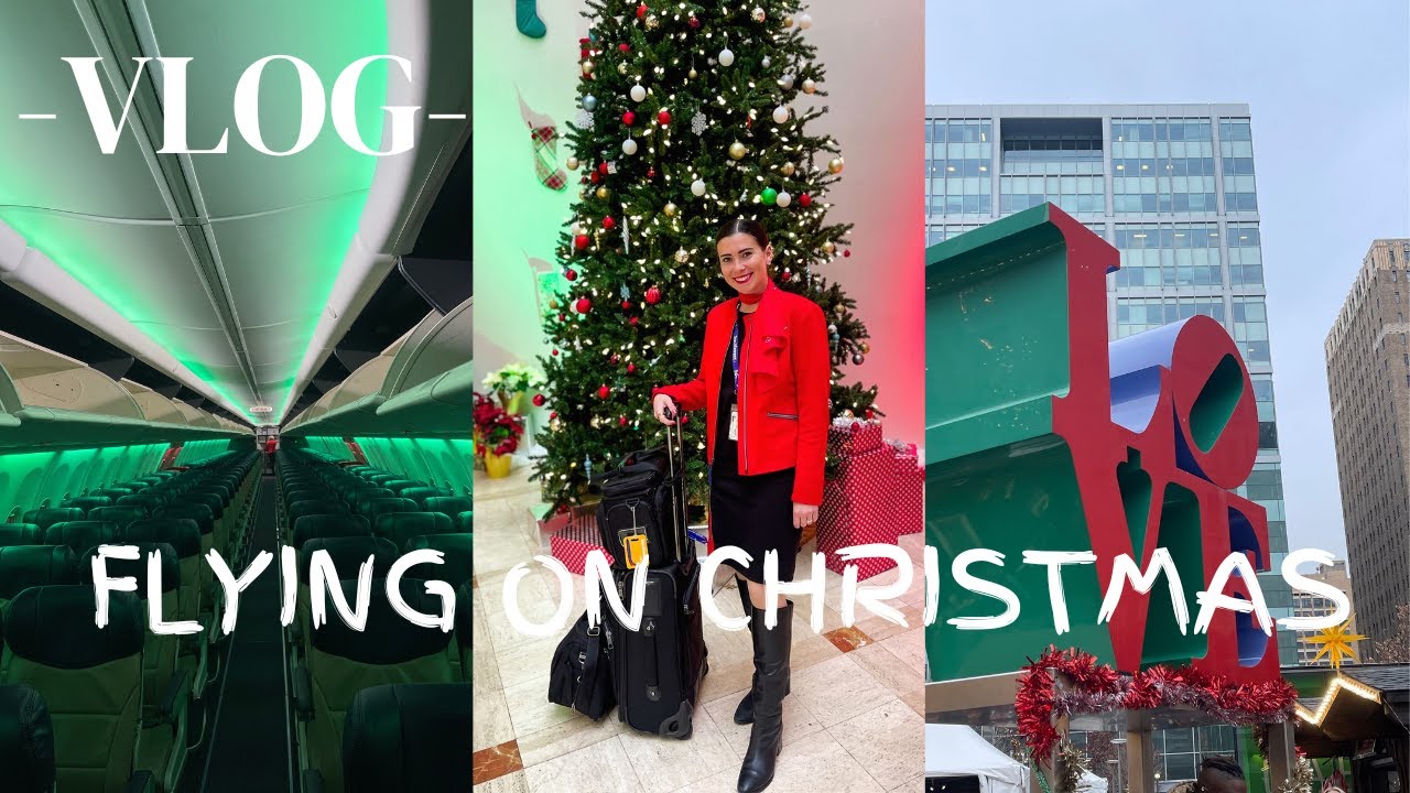 WHAT IT'S LIKE FLYING ON CHRISTMAS || I Got Reassigned... || Flight Attendant Life