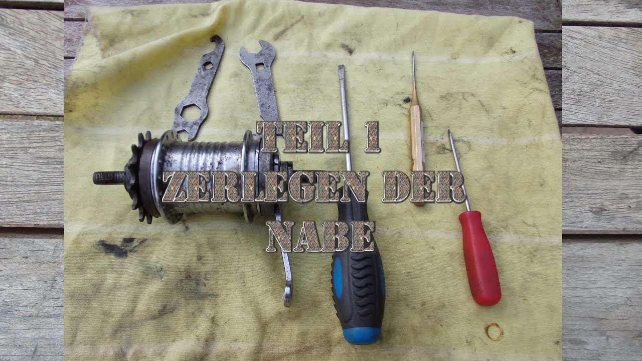 Wartung Sachs Torpedo Duomatic Mod 102 2-Gang Nabe Zerlegen der Nabe Teil 1/4