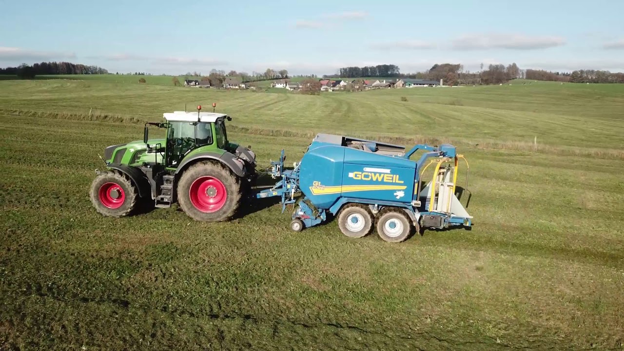 Silo Ballen Pressen (Letzter Schnitt)