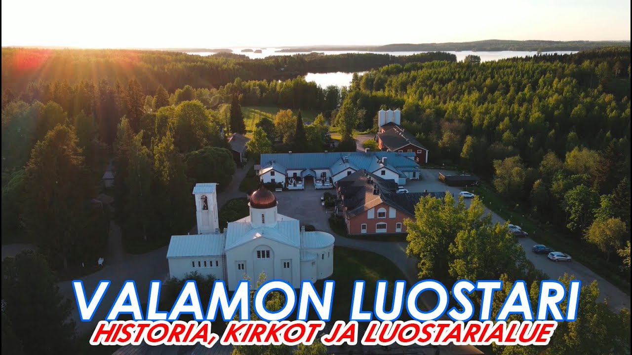 Valamo Orthodox Monastery I Monastery explained and history,  drone footage VLOG 4(Video in Finnish)