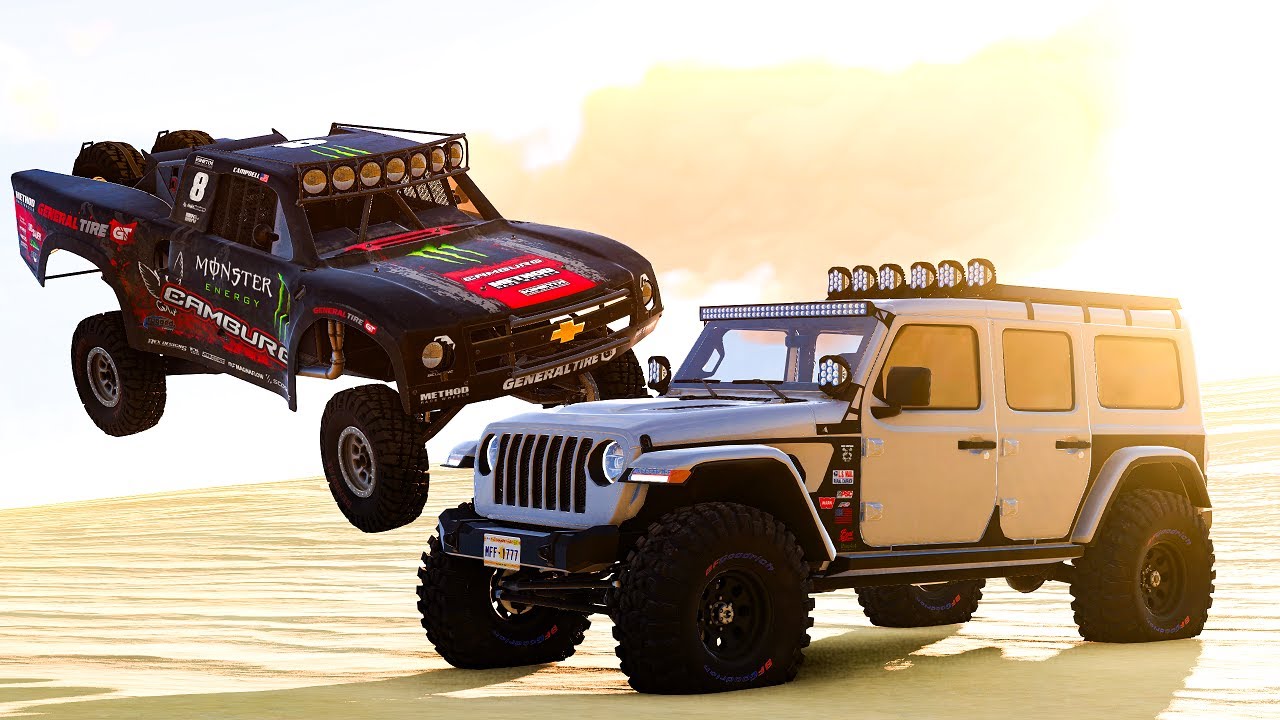 Off Road Crashes #1 - BeamNG Drive