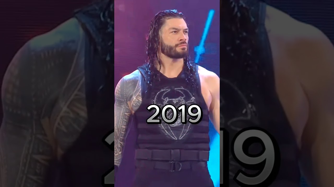 Evolution of Roman reigns #wwe #romanreigns
