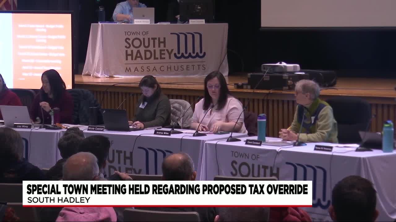 South Hadley residents back tax override ballot proposal