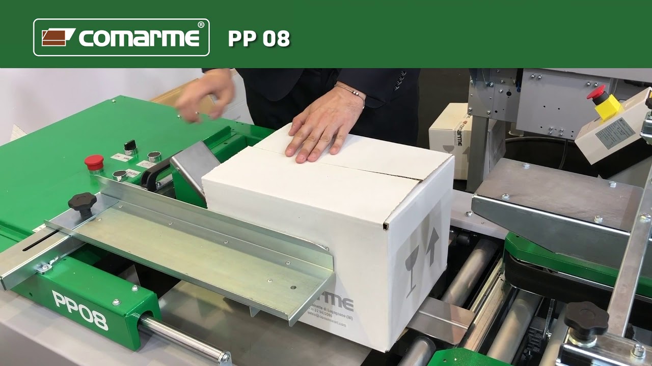 PRESENTATION VIDEO OF COMARME SEMI-AUTOMATIC CASE ERECTORS PP SERIES