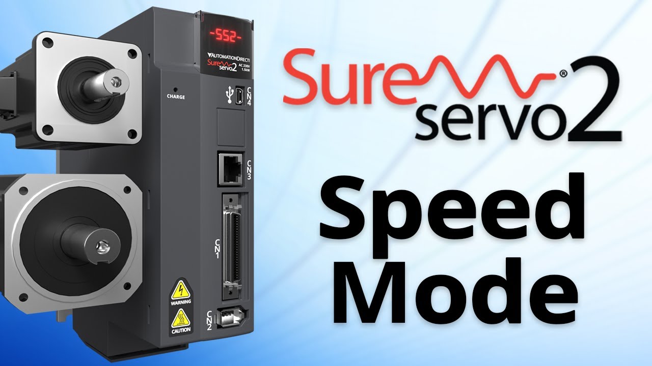 SureServo2 Speed Mode from AutomationDirect