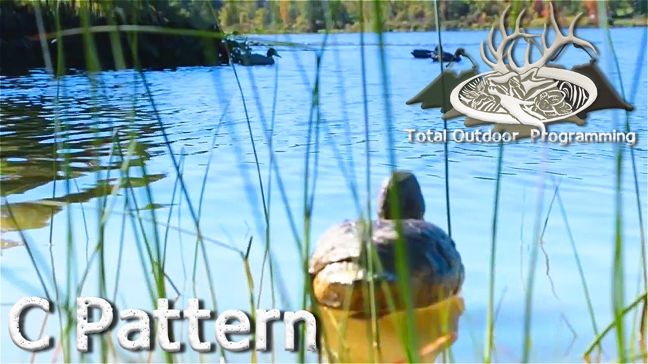 How to set up a basic waterfowl Duck hunting decoy spread setup 