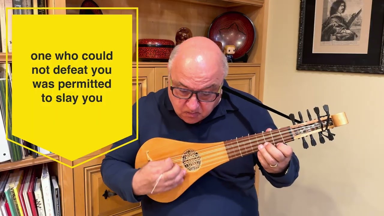 Dolorum Solatium, Planctus VI, by 12th Century Composer Peter Abelard Played on Medieval Gittern