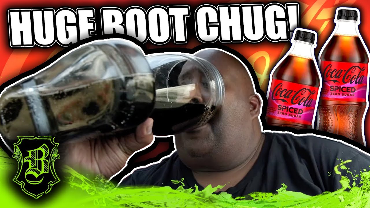 Coca-Cola Spiced HUGE Das Boot Chug & Burp