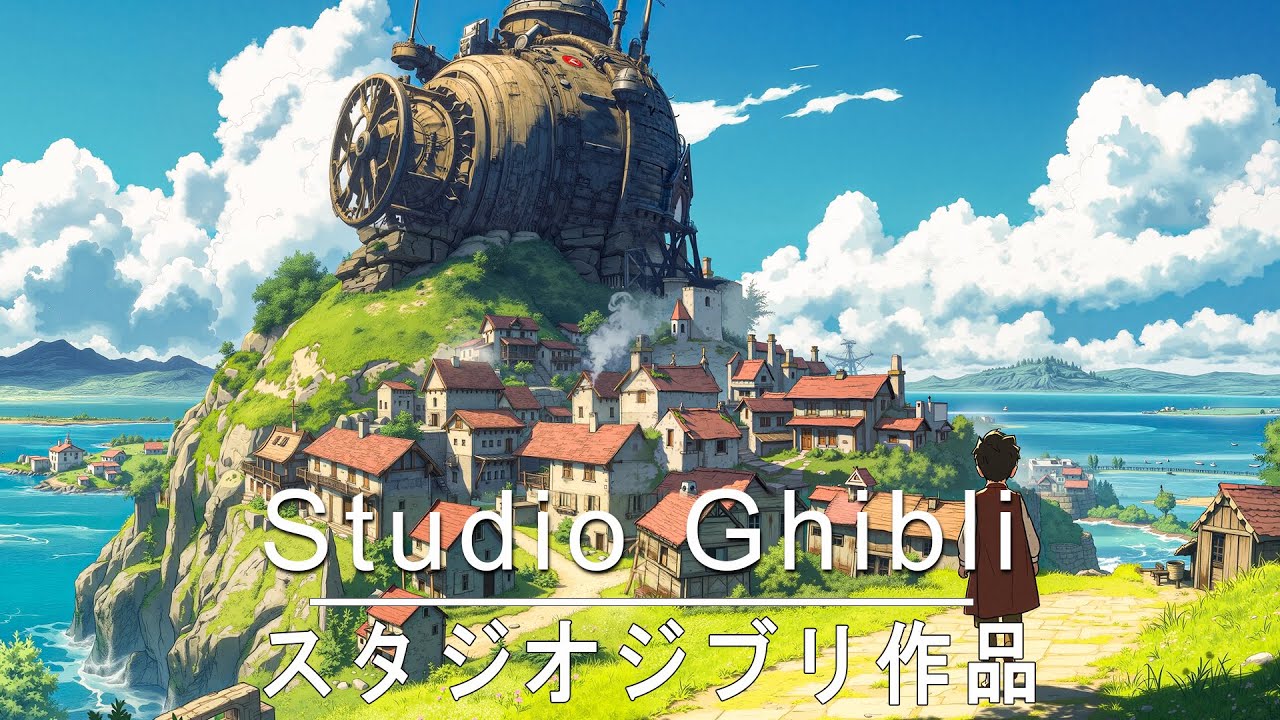 【無廣告】適合學習時聽的輕鬆吉卜力鋼琴音樂 - 最佳放鬆音樂 💖 Studio Ghibli Piano OST 💞哈爾的移動城堡, 天空之城, 魔女宅急便, 魔法公主, 崖上的波妞, 風之谷