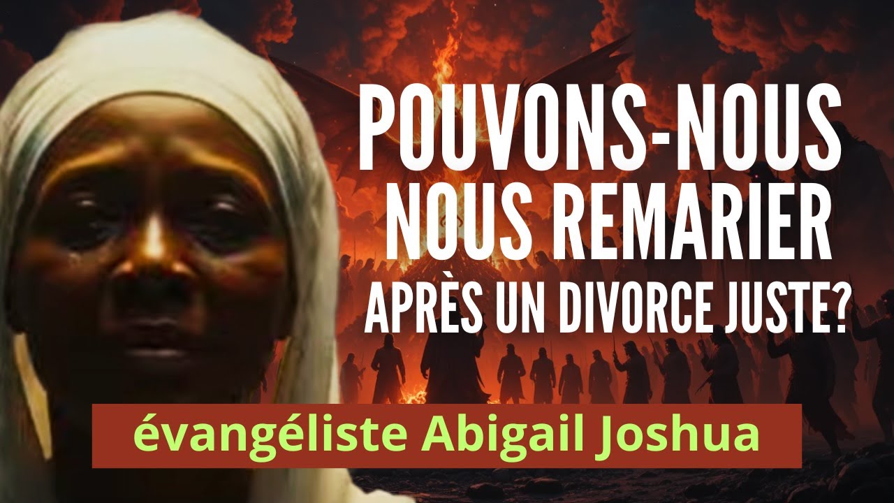 J'AI POS&Eacute; CETTE QUESTION &Agrave; J&Eacute;SUS: PEUT-ON SE REMARIER APR&Egrave;S UN DIVORCE JUSTE / T&Eacute;MOIGNAGE Chr&eacute;tien