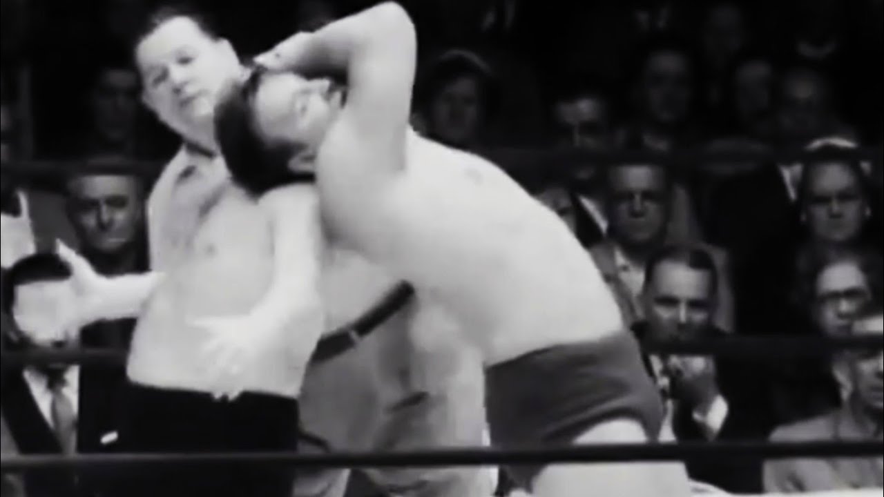WWE NWA BOB ORTON SR VS HARRY LEWIS MAY 30 1954 AMPHITHEATER CHICAGO  FULLY REMASTERED 4K 60FPS
