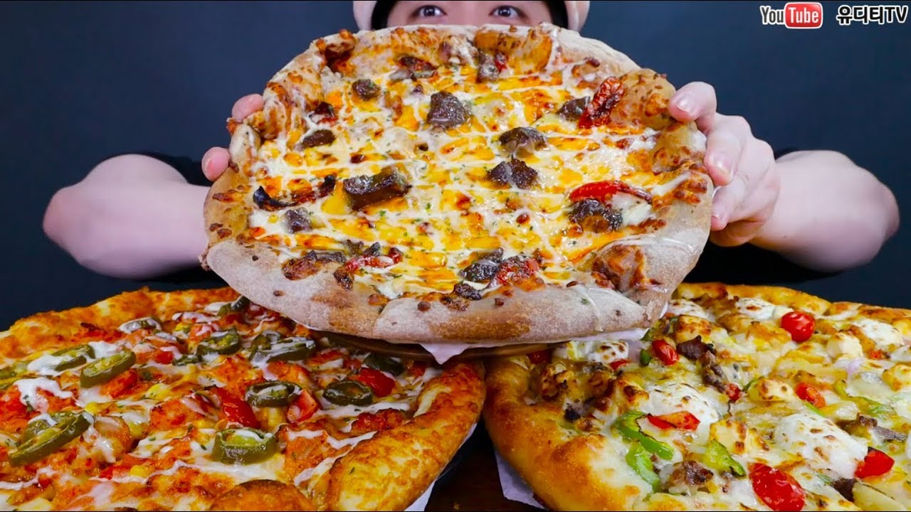 ASMR Domino’s PIZZA & PIZZA HUT & PAPA JOHN’S NEW PIZZA MUKBANG 도미노 & 피자헛 & 파파존스 신상피자들 리뷰먹방