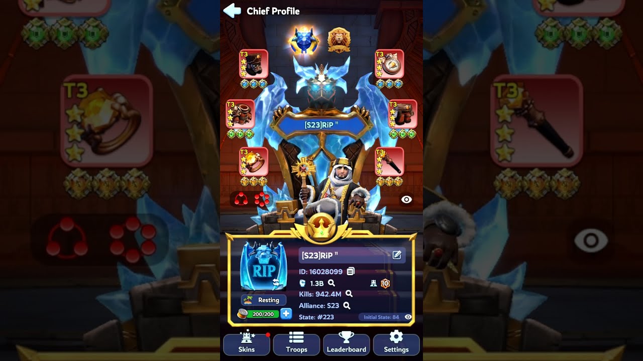 RiP Account showcase