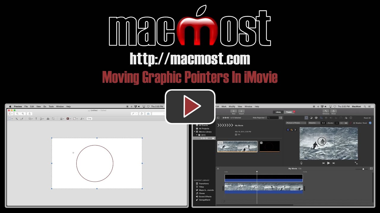 Moving Graphic Pointers In iMovie (#1080)