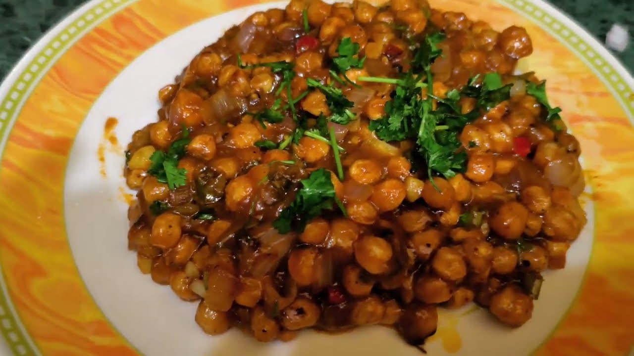 Chana chilli | by your recipe hub 