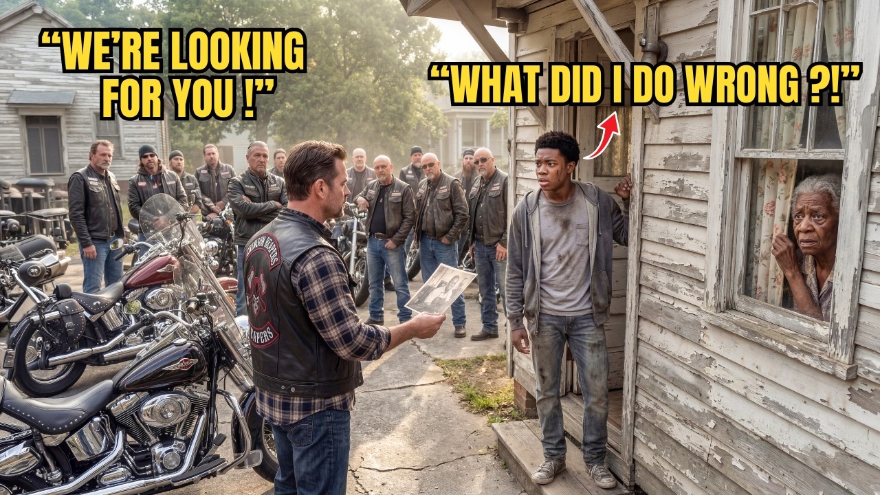 Black Boy Spent Last $10 Helping Hell's Angel &mdash; What 100 Bikers Brought Left Him Speechless