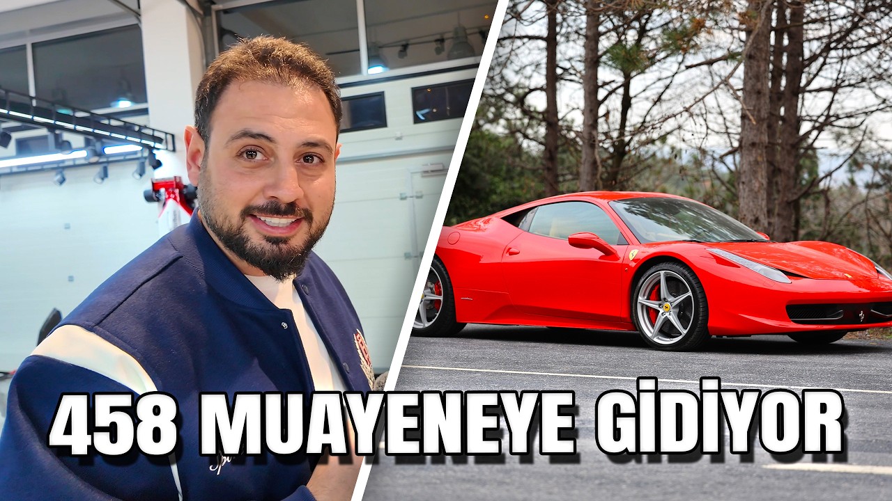 FERRARI 458 ITALIA ARACIMI MUAYENEYE GÖNDERİYORUM | NİMOTECH