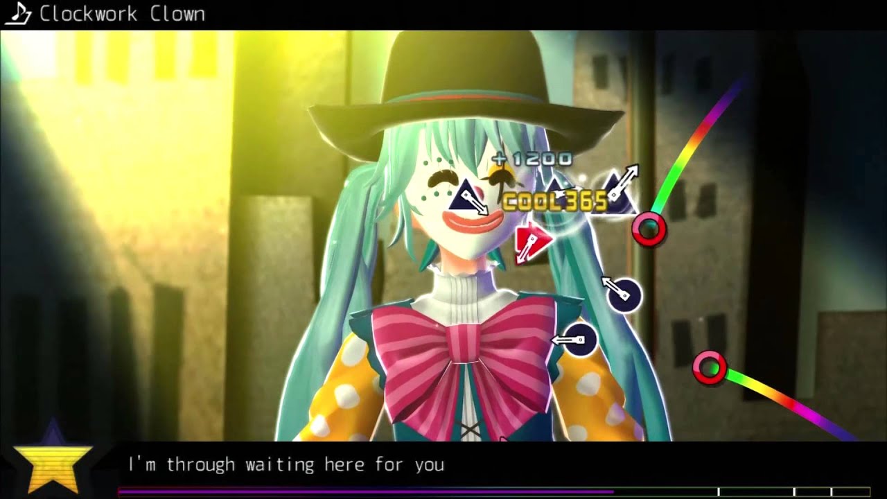 Clockwork Clown - 40meterP - Extreme Perfect - Hatsune Miku: Project Diva f 2nd (English Subs)