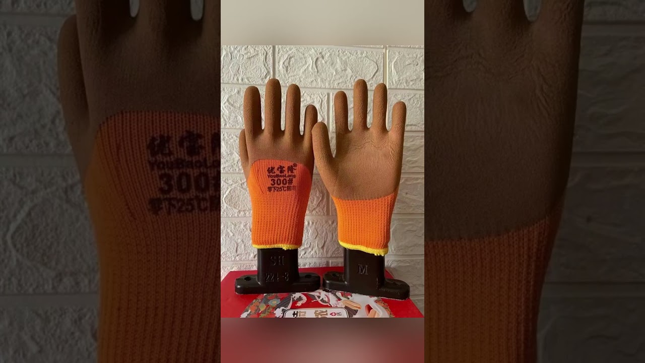 low price palm loop pile machine for production of luva latex wrinkle palm coated worker safe glove