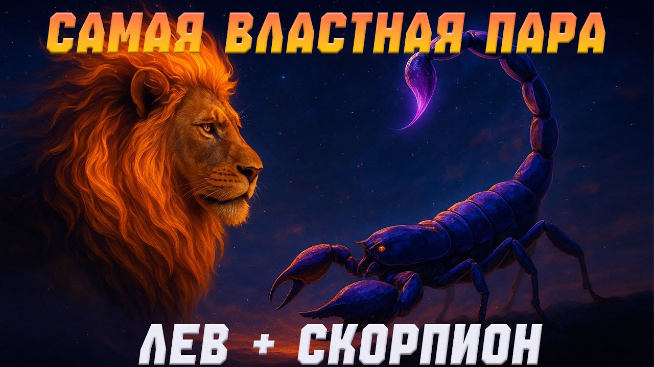 Самая властная пара. Совместимость Лев+Скорпион