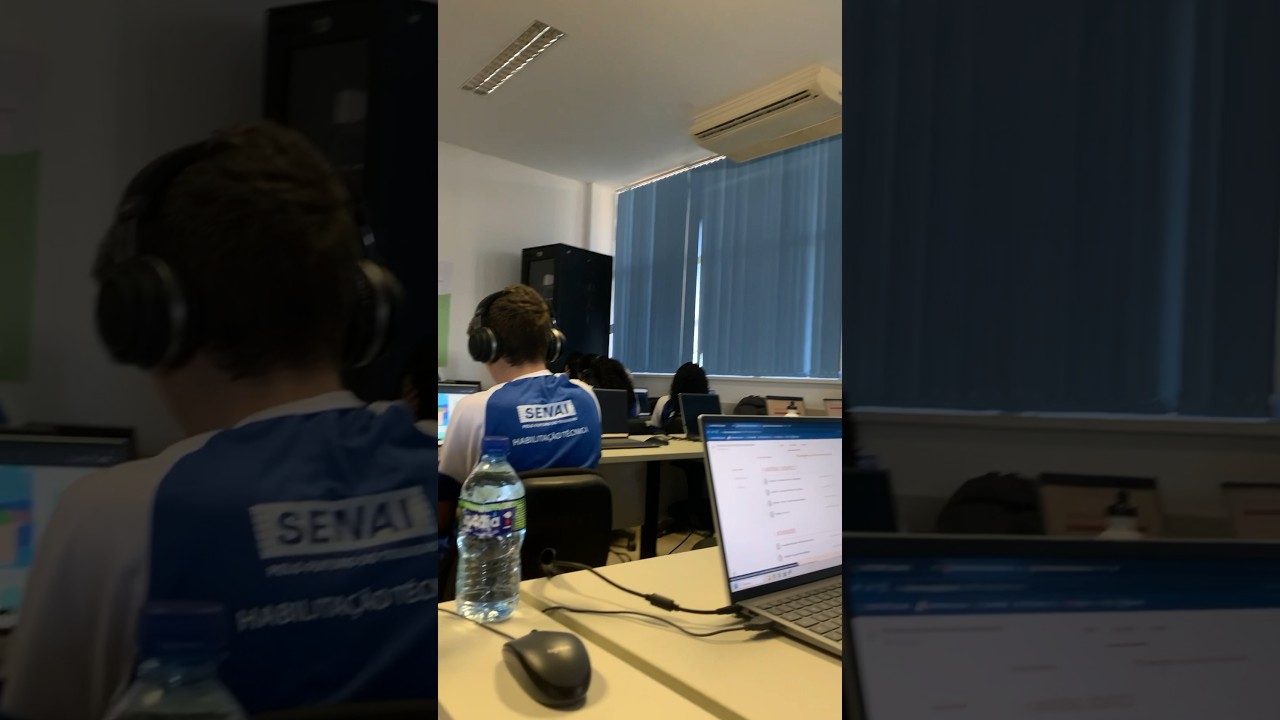 Como &eacute; ser estudante de curso t&eacute;cnico inform&aacute;tica no senai &hellip;#shorts