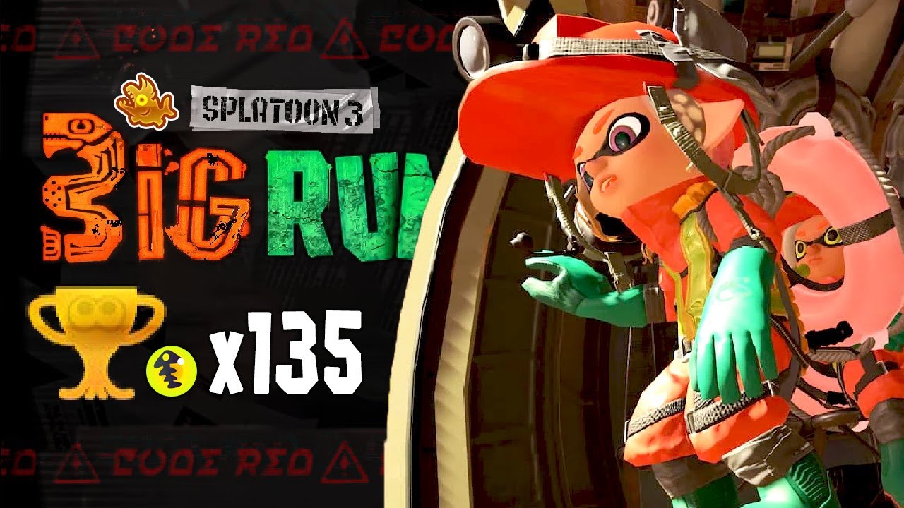 Splatoon 3 Big Run - Score: 135 Golden Eggs (Eeltail Alley)
