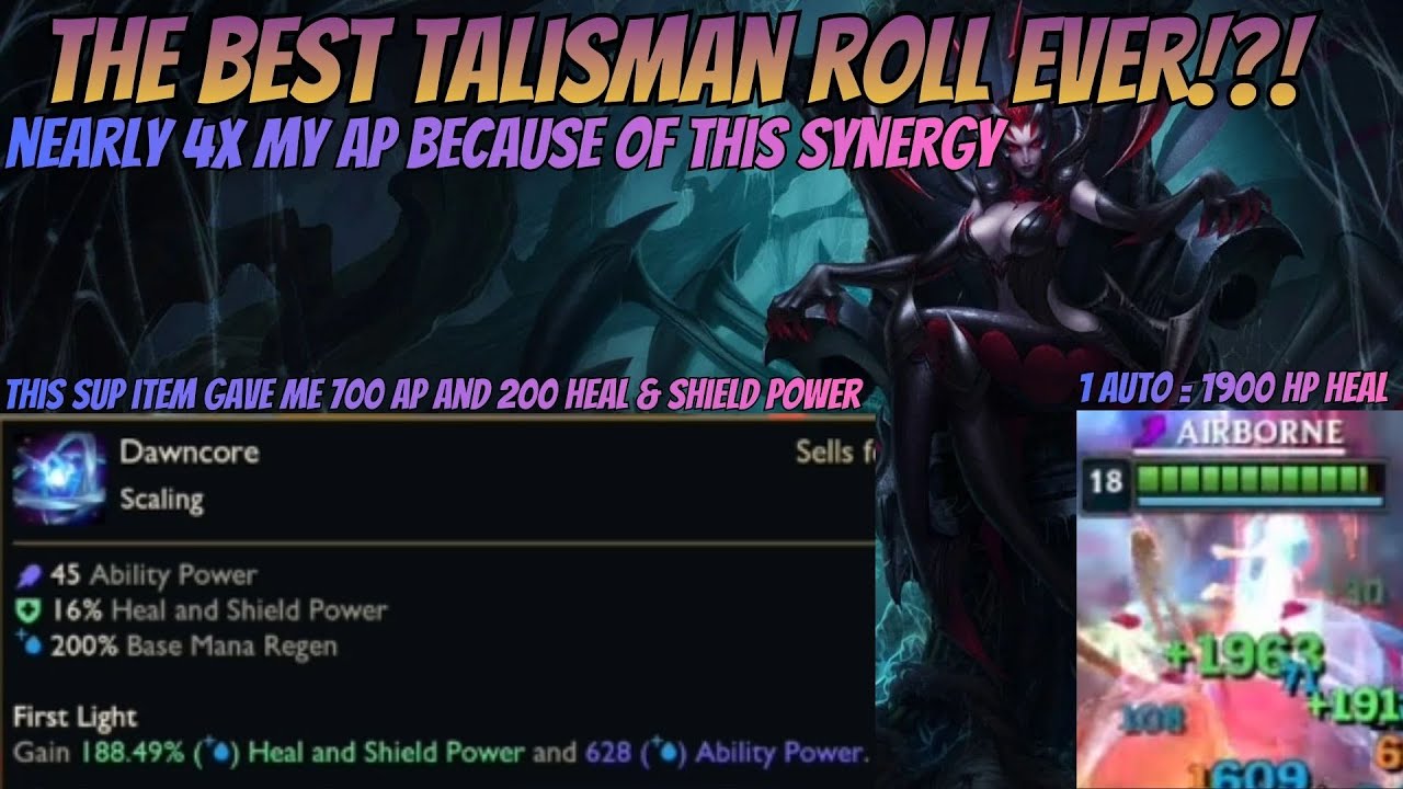 Best Talisman Highroll VS MAX Shardholder  Full Build Ornn? Project Infinity