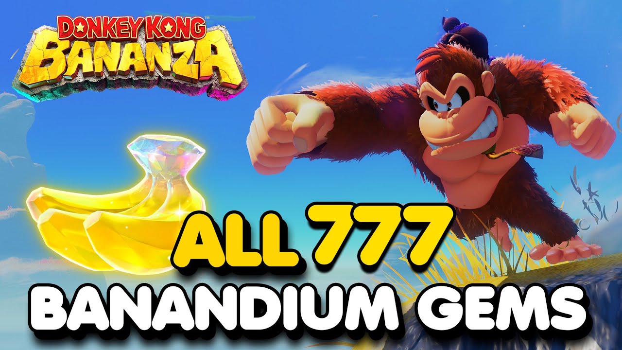 All 777 Banandium Gem Locations Guide (Donkey Kong Bananza)