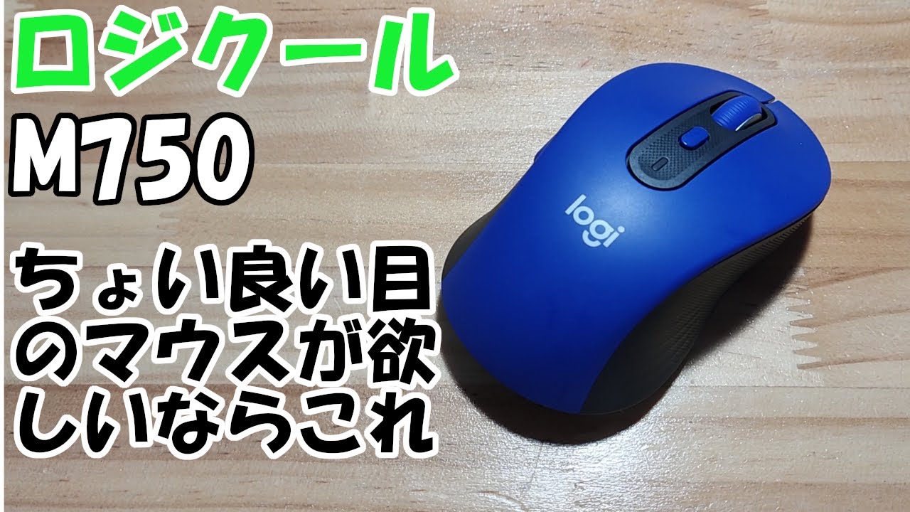 ロジクール  M750 定番のロジクール　ちょっと背伸びをしたい方向けのマウス