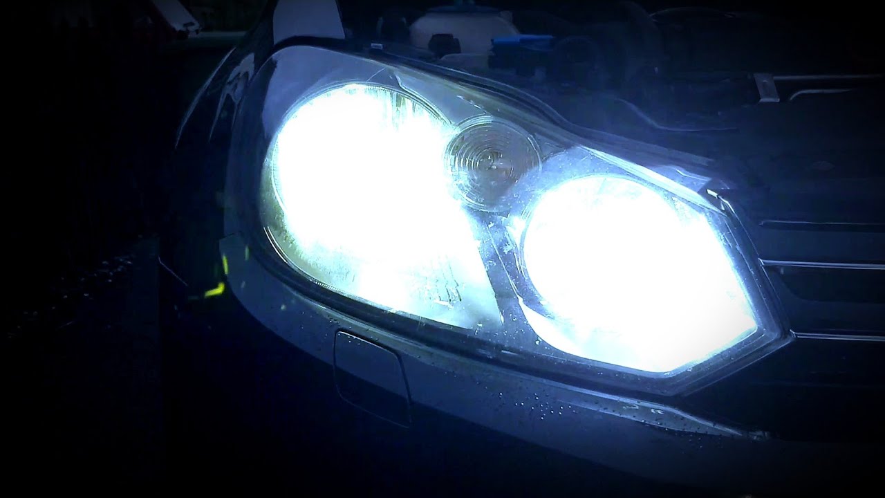 How To Change High Beam DRL Headlight Bulb To LED VW Golf MK6