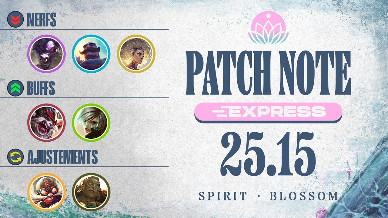 RÉSUMÉ PATCH 25.15 - Les Supports Tank TOMBENT | Retombées du Buff Kraken / BRK